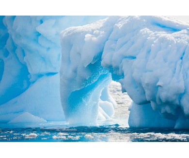 Фотообои Антарктический ледник в снегу