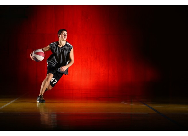 Фотообои Баскетболист с мячом