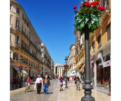 Фотообои Главная улица Малаги, Испания