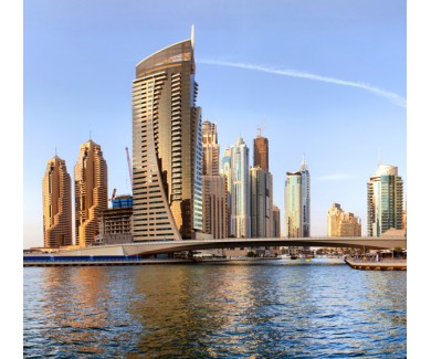 Фотообои Искусственный канал в городе Дубай