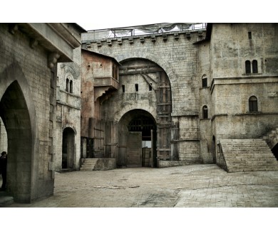 Фотообои Двор средневекового замка