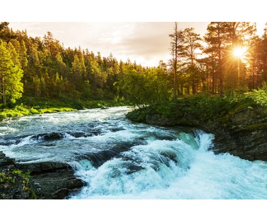 Фотообои Река в Норвегии