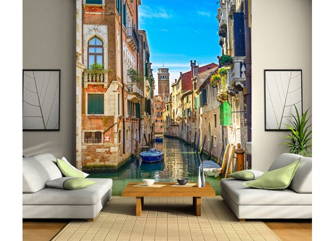 Фотообои Красивый канал в Венеции