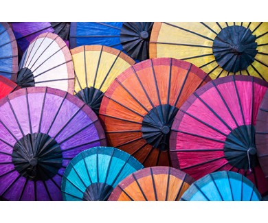 Фотообои Цветные зонтики