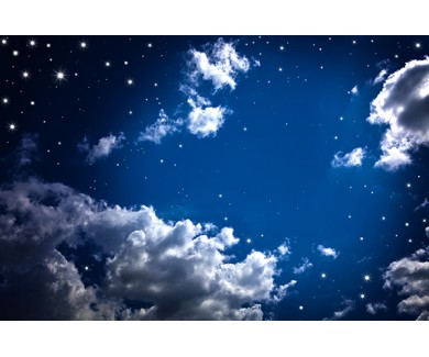 Фотообои Ночное звёздное небо