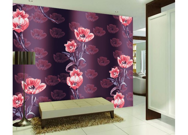 Фотообои Тюльпаны батик