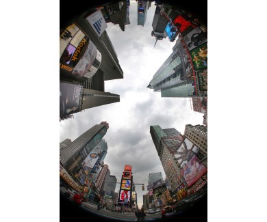 Фотообои Таймс-сквер, вид на небо